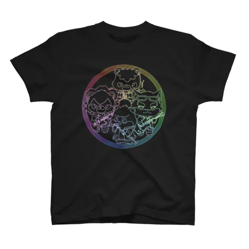 ⅣFANS バンド演奏 Rainbows Regular Fit T-Shirt