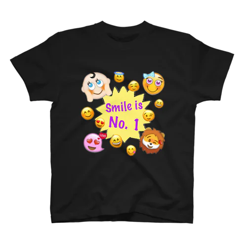 Smile is No.1 Regular Fit T-Shirt