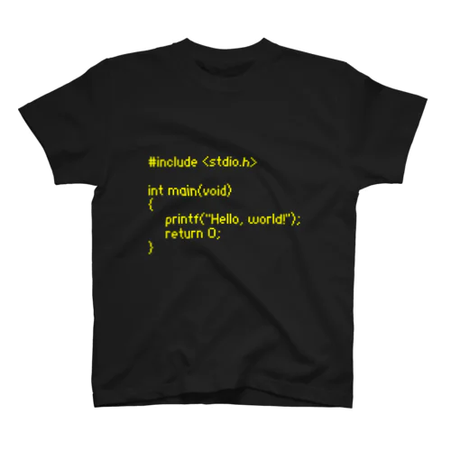 Hello, world 「C」 Regular Fit T-Shirt