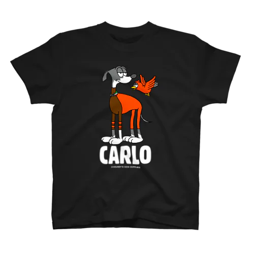 CARLOくん専用 白文字 スタンダードTシャツ