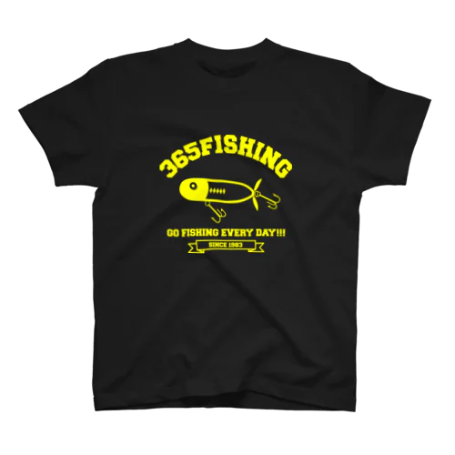 365FISHING BLACK Regular Fit T-Shirt