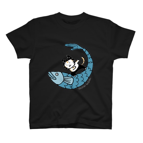 なみのりねこ Regular Fit T-Shirt