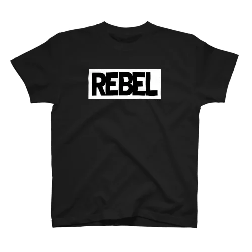 REBEL WHITE Regular Fit T-Shirt