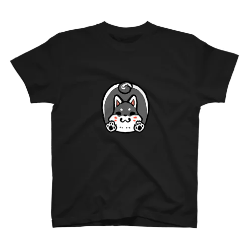 ふくら柴犬（黒） スタンダードTシャツ