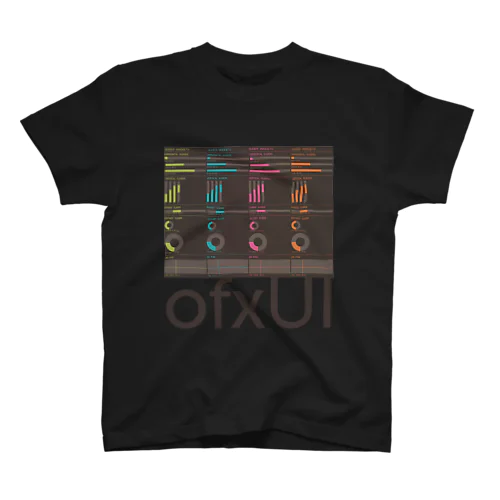 I LOVE "ofxUI" (Black) スタンダードTシャツ