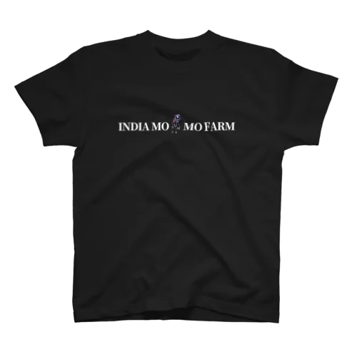 INDIA MO MO FARM black Regular Fit T-Shirt