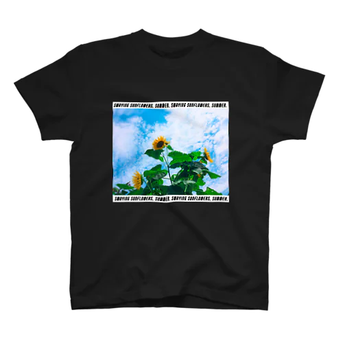 Swaying sunflowers, summer.(street) Regular Fit T-Shirt