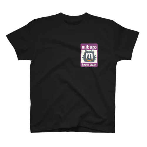 ステッカーロゴ(パープル) スタンダードTシャツ