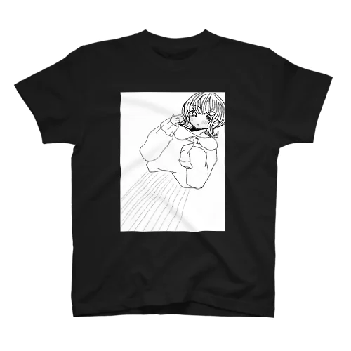 かわいい女の子。 スタンダードTシャツ