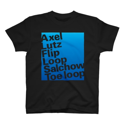 figure skate jump_dcbl Regular Fit T-Shirt
