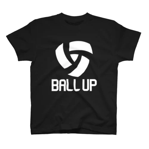 BALL UP BIGLOGO TEE -WHT- Regular Fit T-Shirt