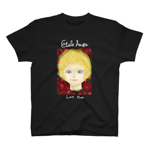 薔薇と少年 白文字 kirara’s picture  スタンダードTシャツ