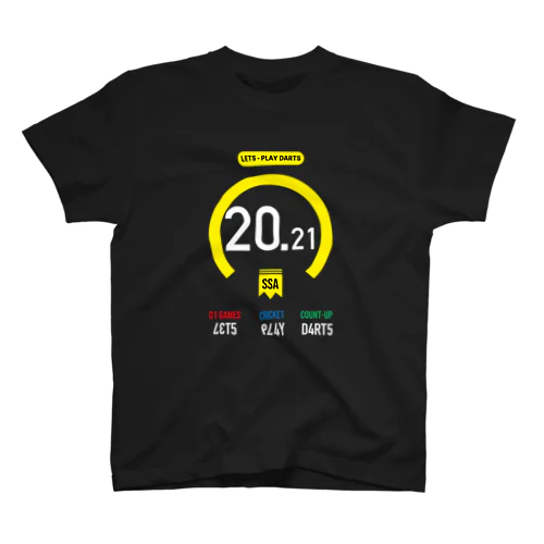 RT２０２１年LET’S PLAY DARTS! Regular Fit T-Shirt