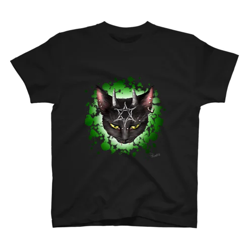 メタル風味ツノ猫 スタンダードTシャツ