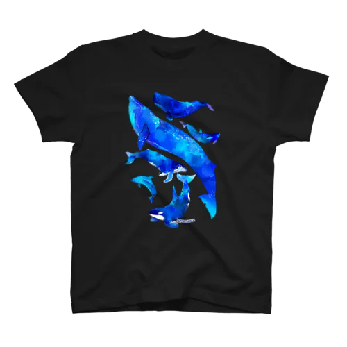 星空ぽいクジラたち Regular Fit T-Shirt