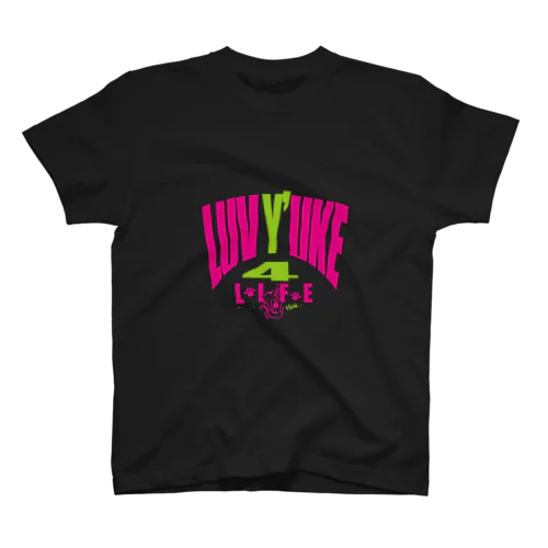 LUV Y'UKE 4 LIFE CL スタンダードTシャツ