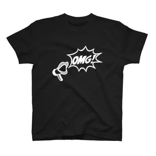 LipMegaphone  “OMG!”_WH Regular Fit T-Shirt