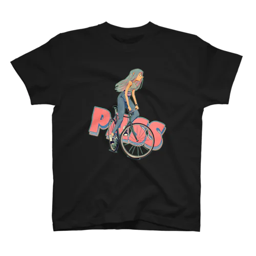 "PASS" Regular Fit T-Shirt