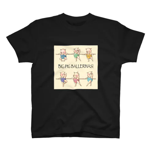 BAR  LESSON  PIGS：COLORED2 Regular Fit T-Shirt