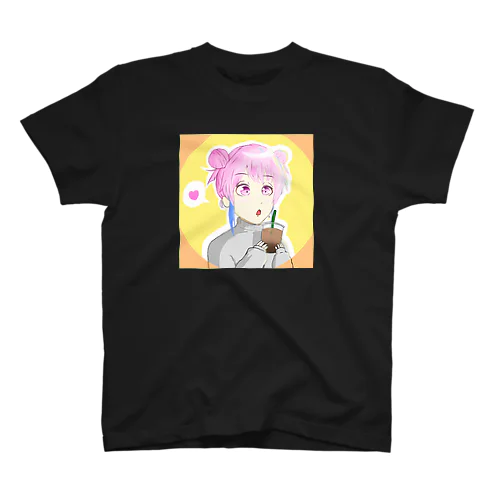 タピる女の子 Regular Fit T-Shirt