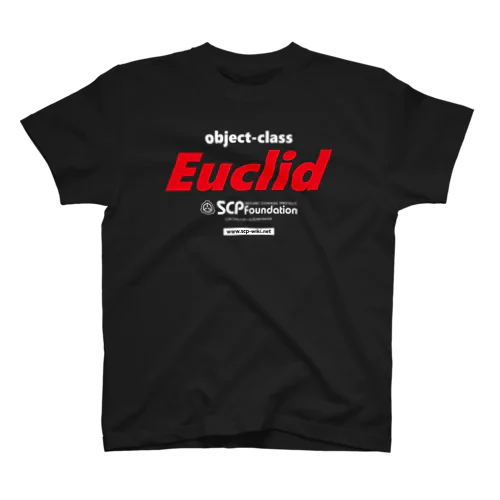 SCP_T-shirt_Euclid_BLACK スタンダードTシャツ