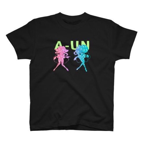 阿吽キラキラシルエット Regular Fit T-Shirt