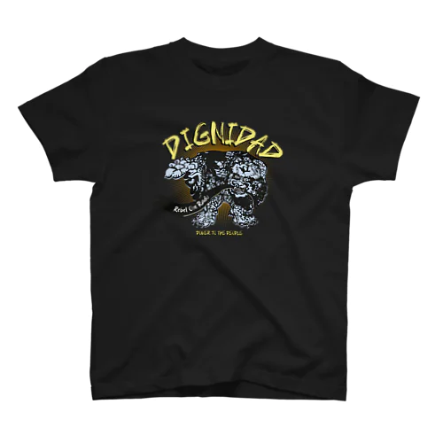 Jagua de la dignidad / 尊厳の犬  シーサー パラグアイ妖怪 スタンダードTシャツ