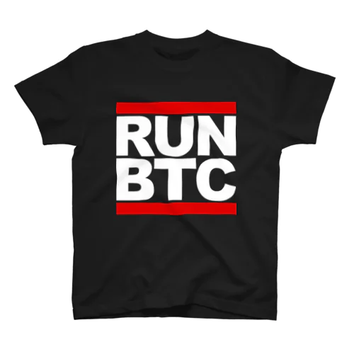 RUN BTC(黒) Regular Fit T-Shirt