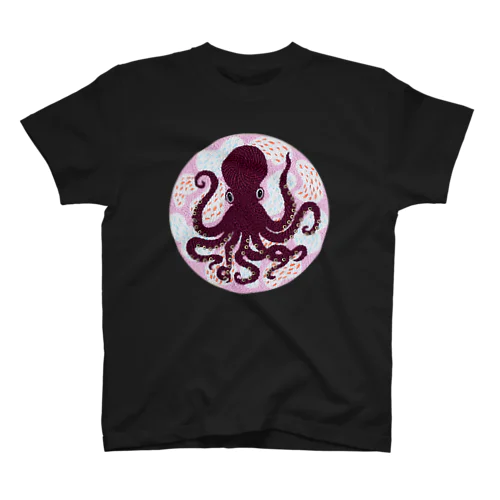 パンチニードル蛸 Regular Fit T-Shirt
