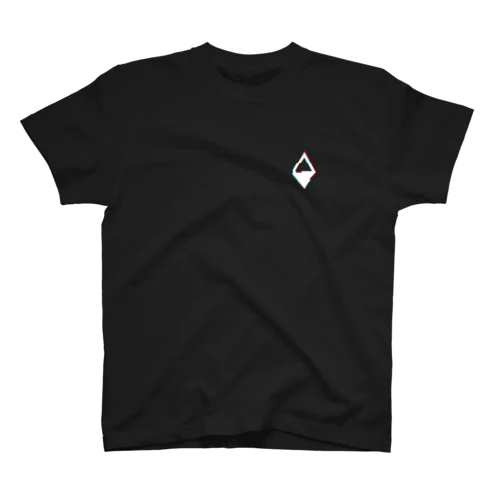 ワンポイント グリッチスクエア Regular Fit T-Shirt