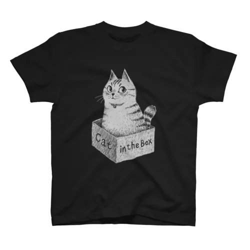 Cat in the box スタンダードTシャツ