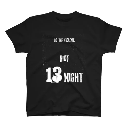 13Night 白インク スタンダードTシャツ