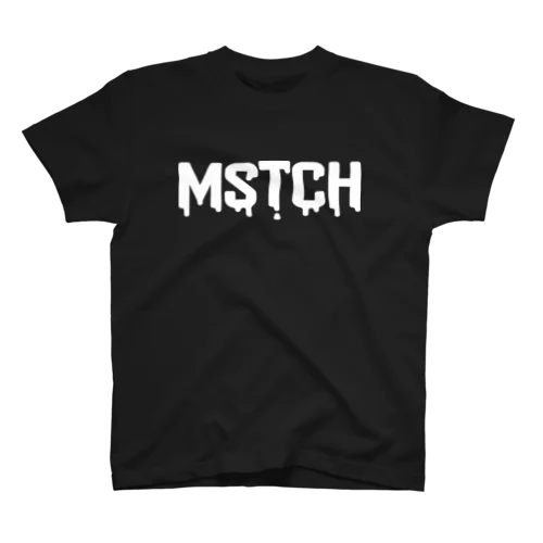 MSTCH白ロゴノーマルTシャツ Regular Fit T-Shirt