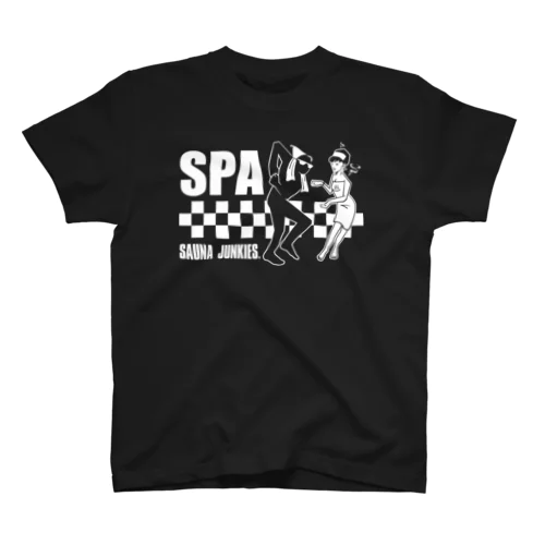 SPA DANCE(白プリント) Regular Fit T-Shirt