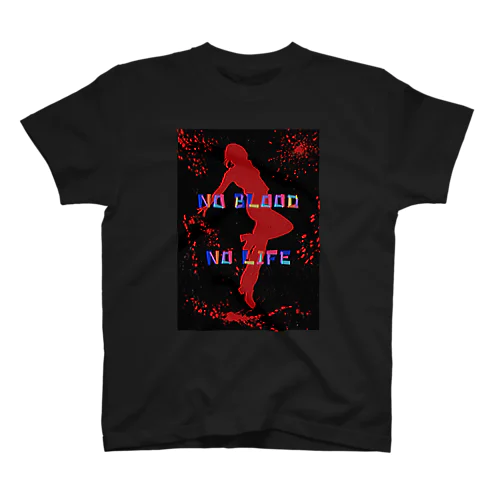 NO BLOOD NO LIFE スタンダードTシャツ