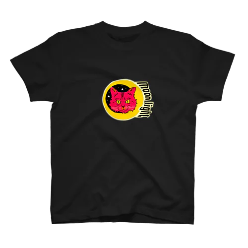 (ブーミー)のアメカジ風ロゴ　アメコミネコ スタンダードTシャツ