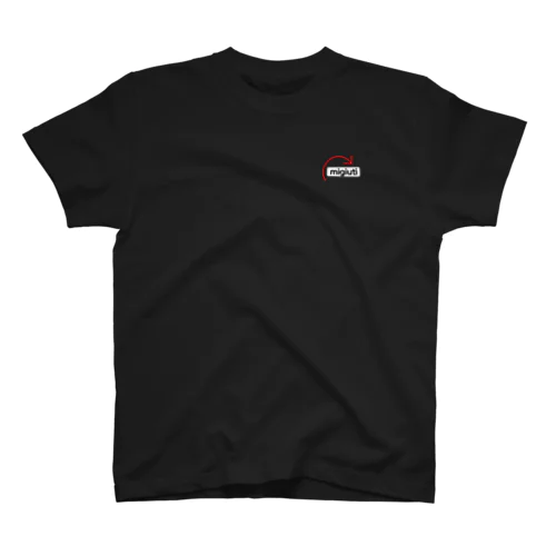 右打ちT 黒 Regular Fit T-Shirt