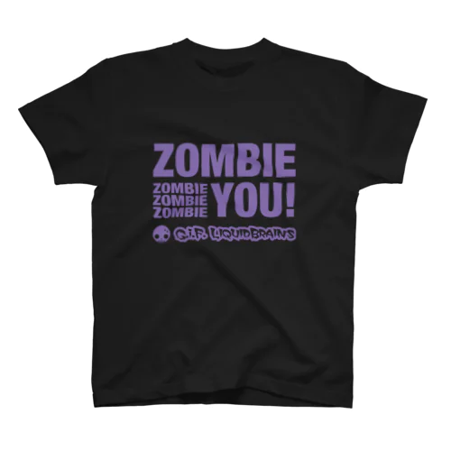 Zombie You!（purple print） スタンダードTシャツ