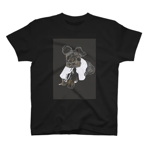 コーヒー色の犬Tシャツ パート2 スタンダードTシャツ