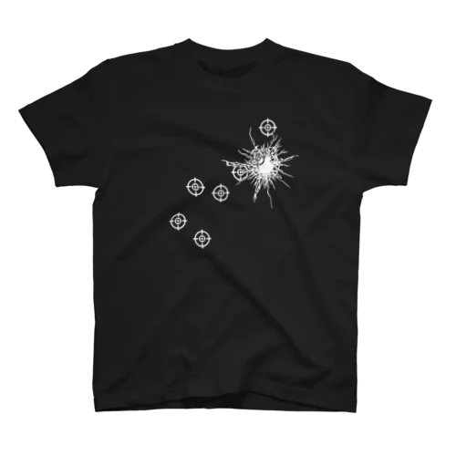 死兆星／弾痕 [白] スタンダードTシャツ