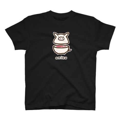 輪切りのブタおにく Regular Fit T-Shirt
