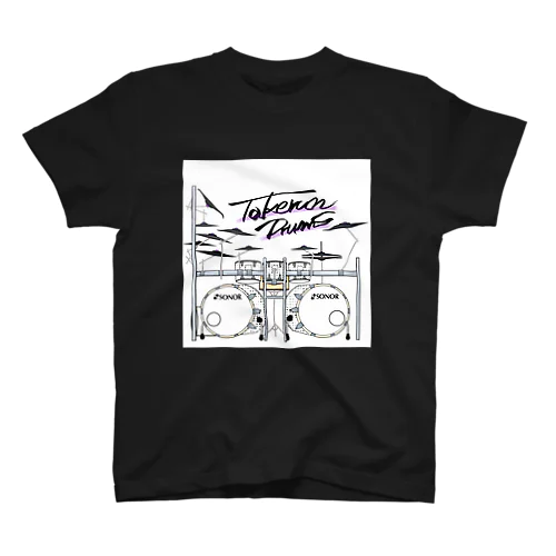 TAKERUNDrums Square スタンダードTシャツ