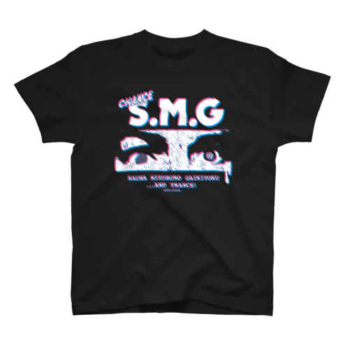 S.M.G/サウナ・水風呂・外気浴（トランスカラー/黒） Regular Fit T-Shirt