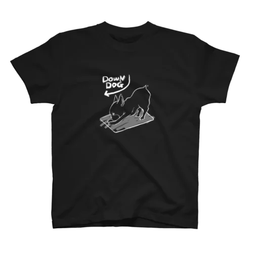 DOWN DOG(ホワイトマーカー) Regular Fit T-Shirt