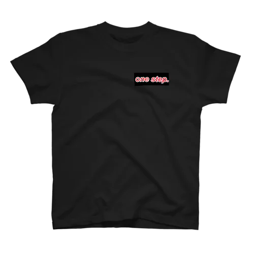 black color Regular Fit T-Shirt