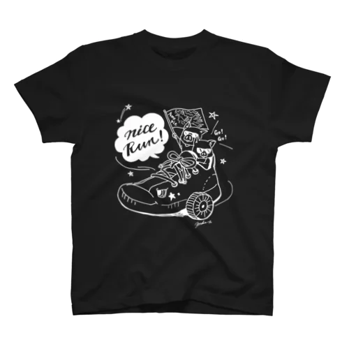 カラーが選べる/Twin pigs(プリント:White) スタンダードTシャツ