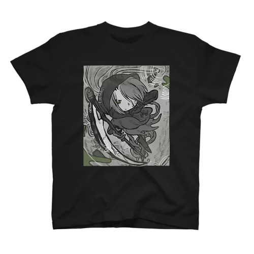 ハロウィン・ひとぎらいの死神【LLOWEENシリーズ】 Regular Fit T-Shirt