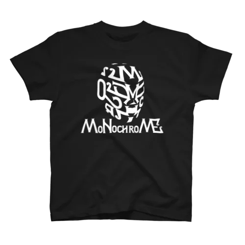 MoNochroMEマスク（白） Regular Fit T-Shirt