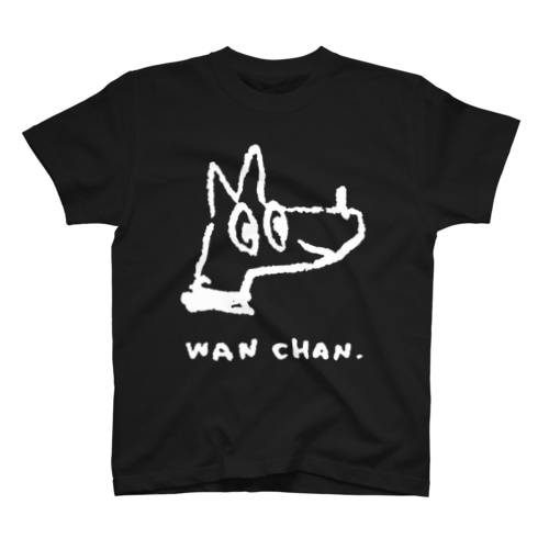 WANCHAN.白 Regular Fit T-Shirt