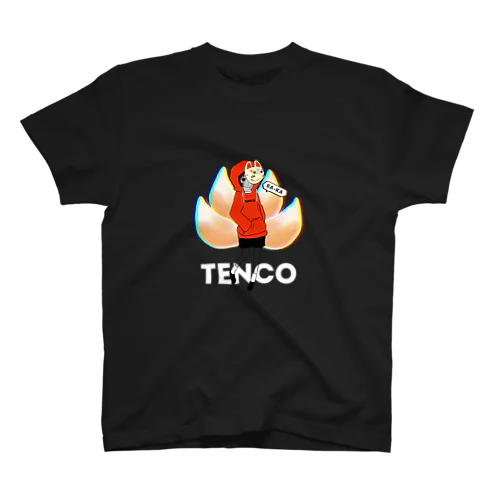 TENCOちゃん 天狐ver.（白ロゴ） スタンダードTシャツ